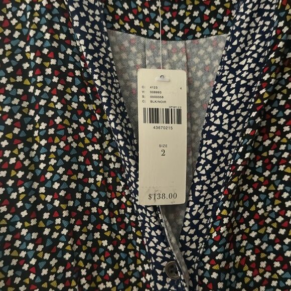 NWT ETT TWA by Anthro womens 2 Christine Silken multicolor jumpsuit - Picture 3 of 3